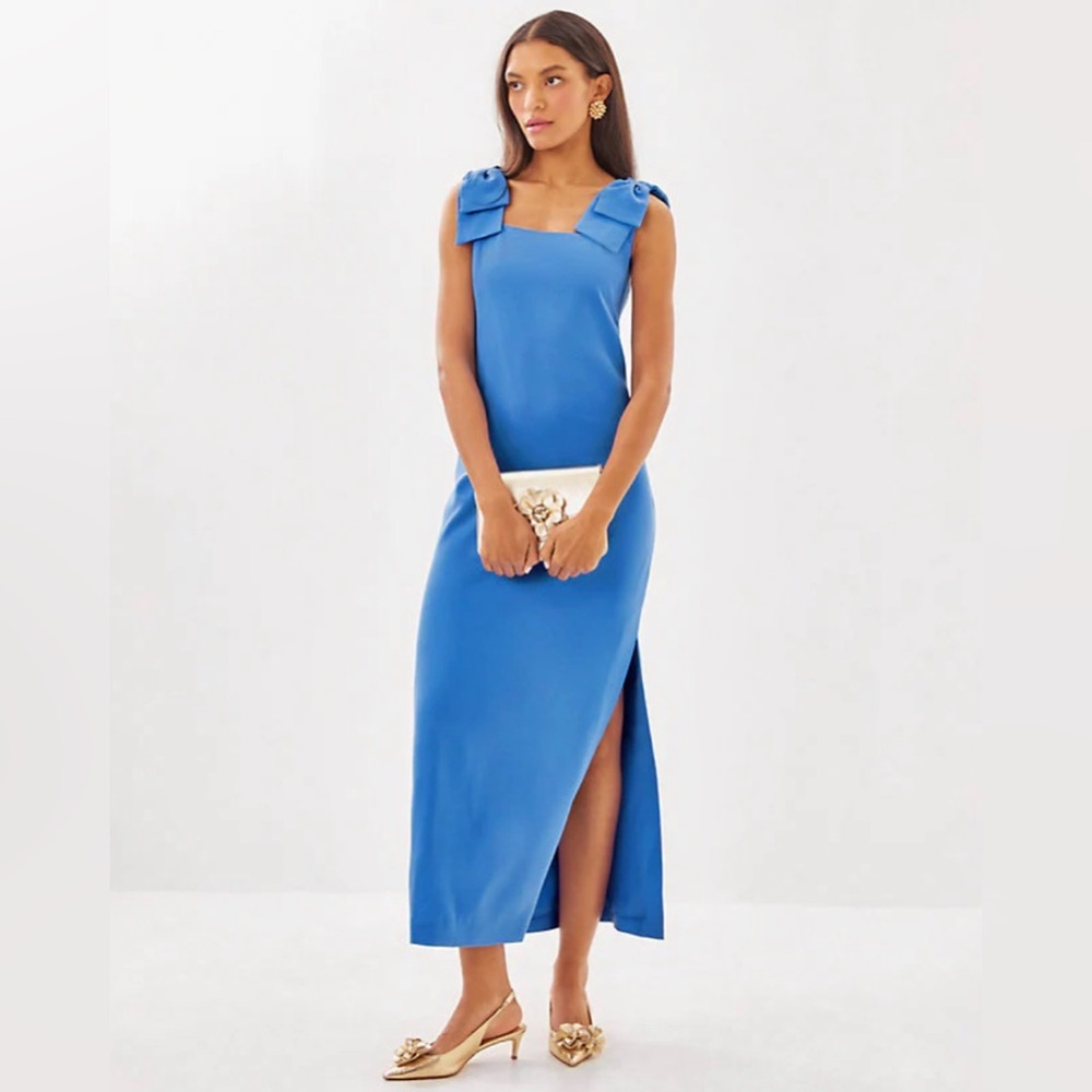NWT Lilly Pulitzer Sunwashed Blue Maxi Dress